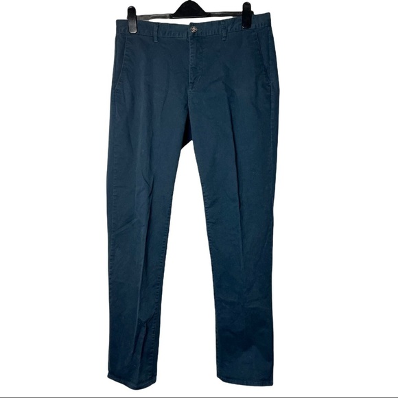 𝅺rwh 14 TAILORED COMFORT Men’s trousers pants in Navy 34x32 - Picture 1 of 4